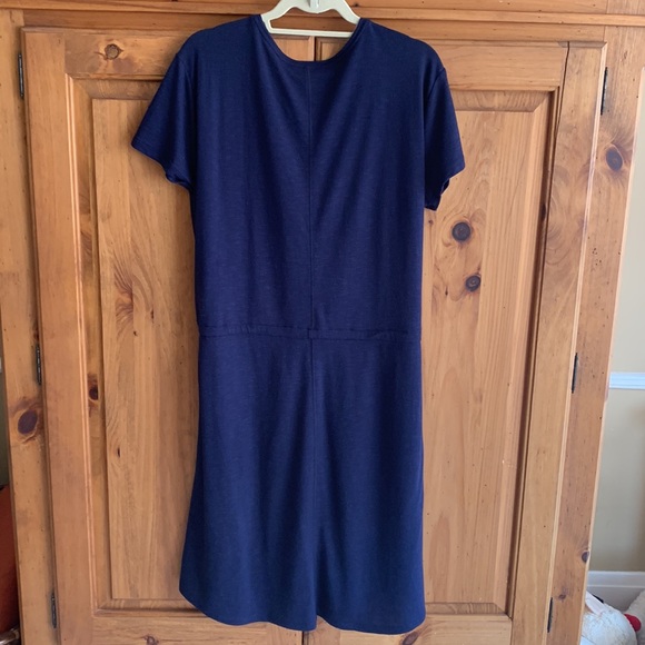 Caslon Drawstring-waist Dress, Size L - Picture 3 of 6